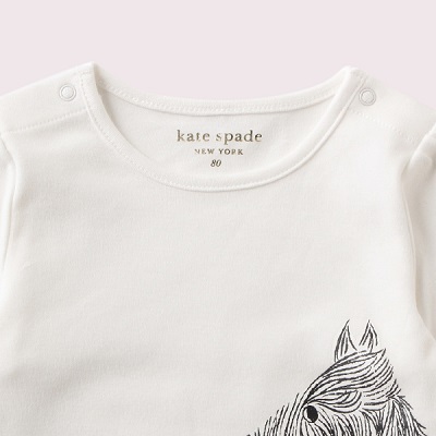 kate spade new york childrenswear ”ビブ アンド スコッティ ティー セット”が発売！