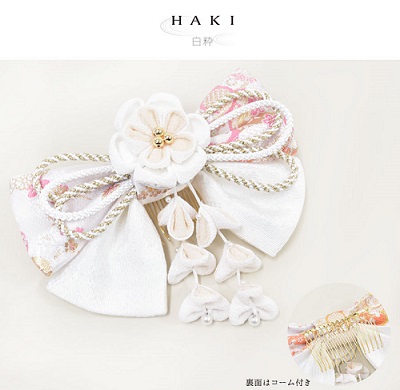 白粋-HAKI(ハキ) 2019年秋冬新作『髪飾り付きつまみ細工羽子板飾り』が発売！