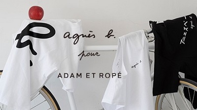 「 ADAM ET ROPE' × agnes b. 」(アダムエロペ×アニエスベー)大人気の別注Tシャツ 新デザイン＆キッズサイズ登場！