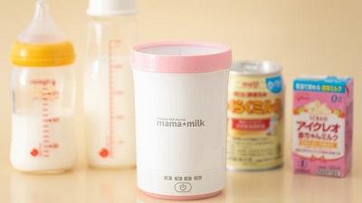 液体ミルク、哺乳瓶の温め＆保温が出来るミルク・ウォーマー『mama*milk(ママミルク)』発売！