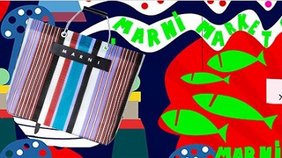 【MARNI MARKET GOES POP】開催！阪急百貨店オンラインストア12/8(水)～発売