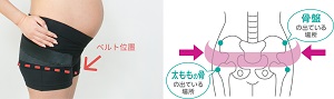 ピジョン (pigeon) "妊娠中から使える骨盤ベルト 履くタイプ" 1/19(金)アカチャンホンポ先行発売！